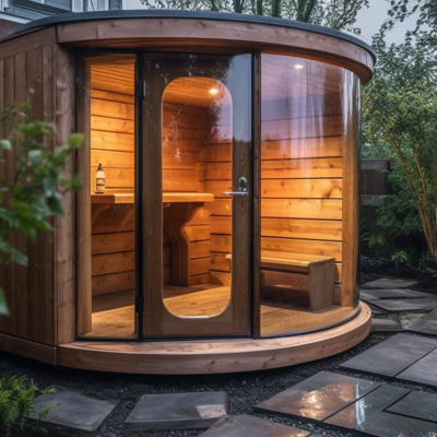 Sauna im Garten: Erlaubnis und Baugenehmigung